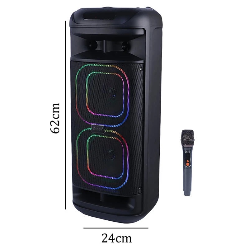 01 اسپیکر چمدانی بلوتوثی برودو BTS-2261 + میکروفون - تصویر 1