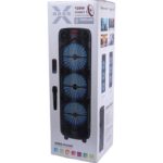 اسپیکر چمدانی بلوتوثی ایکس بیس ABS-8305 + میکروفون و ریموت کنترل - تصویر 2