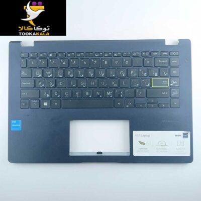قاب C همراه کیبرد لپ تاپ ایسوز E410 استوک
