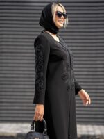 مانتو کرپ گلدوزی ( فروش فقط عمده ) - تصویر 2