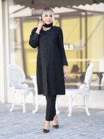 مانتو کرپ ژاکارد سنگ ( فروش فقط عمده ) - تصویر 3