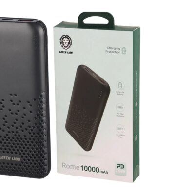 پاور بانک فست شارژ گرین لاین Rome PD 20W ظرفیت 10000 میلی آمپر ساعت