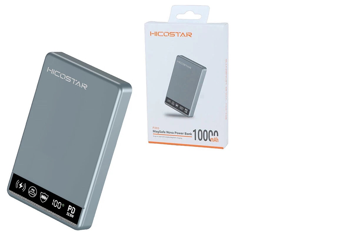 18 پاور بانک بی سیم فست شارژ هایکو استار P203 PD 22.5W ظرفیت 10000 میلی آمپر ساعت - تصویر 1