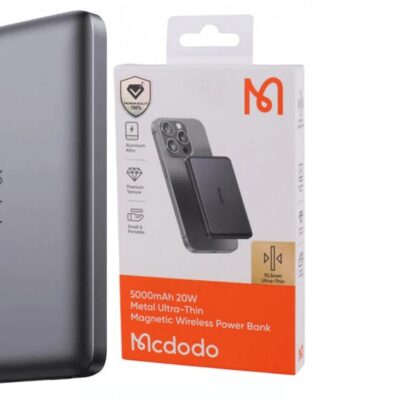 پاور بانک بی سیم فست شارژ مک دودو MC-464 PD 20W ظرفیت 5000 میلی آمپر ساعت